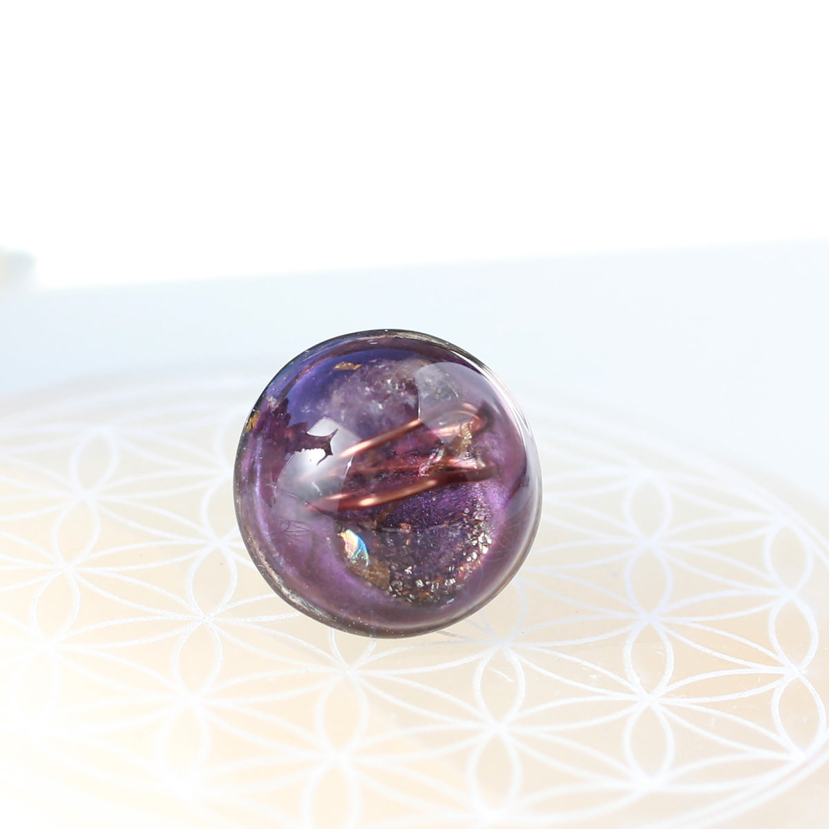 圓寶奧根能量戒-紫金