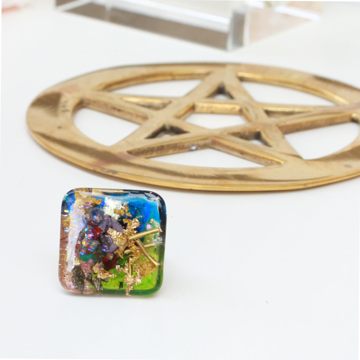 璀璨奧根能量戒 - 紫龍晶