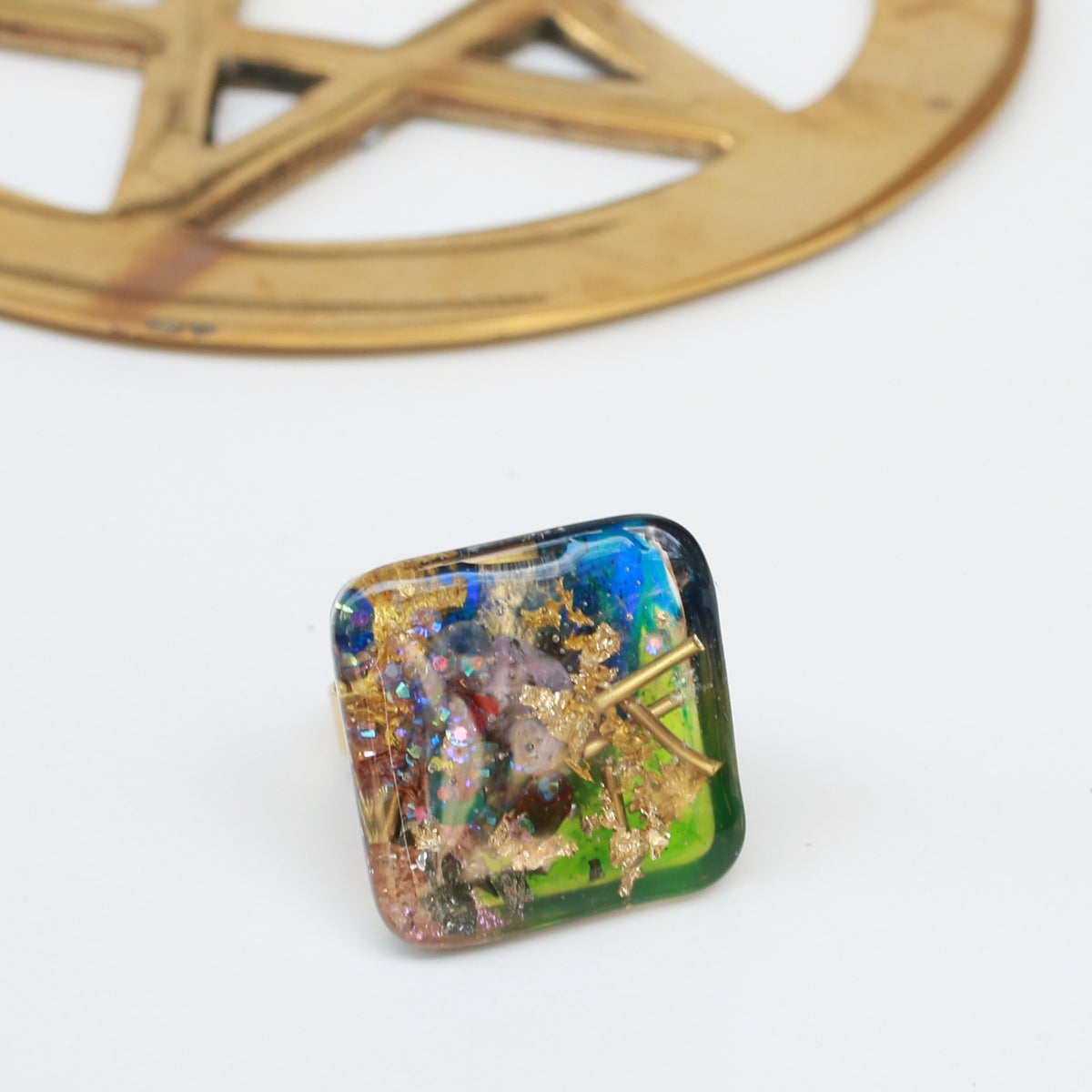 璀璨奧根能量戒 - 紫龍晶
